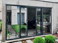 Портальные двери Рехау Портальная дверь Рехау двухстворчатая с уличной стороны_